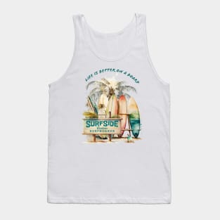 Surfboards and Summer Tank Top